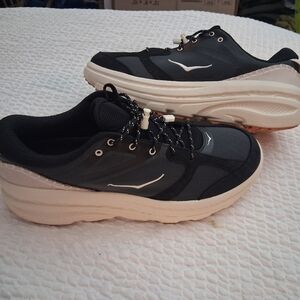 Hoka One One Bondi B3LS Black Alabaster Running Shoe 1155351-BKLB  Men Sz 11 New